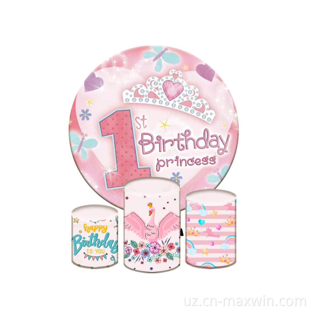 Tungi fon ramkalar Round Background Frames